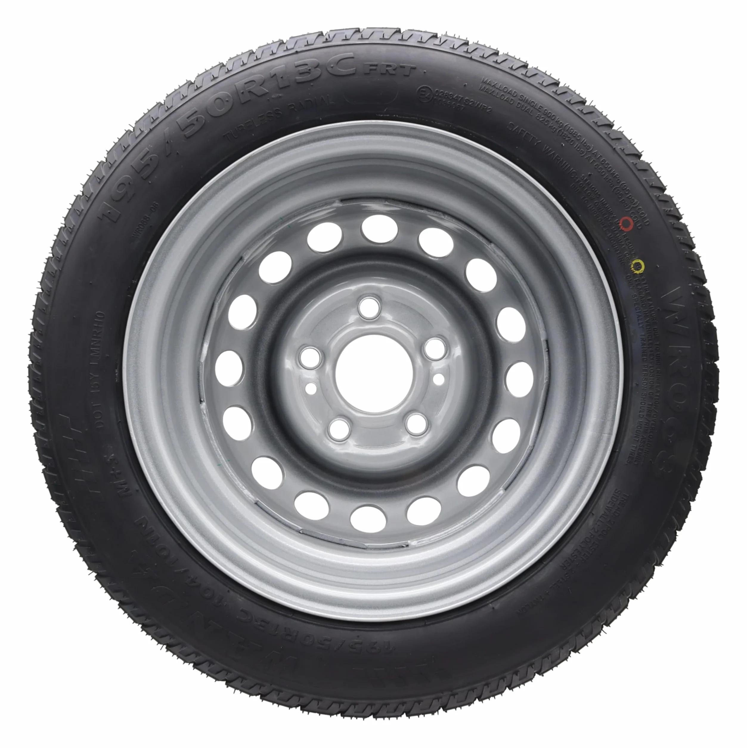 Remorque complète 6Jx13 112x5 ET30 Kenda 195/50R13C 104 N 195 50 R 13C Humbaur Unsinn Roue de remorque