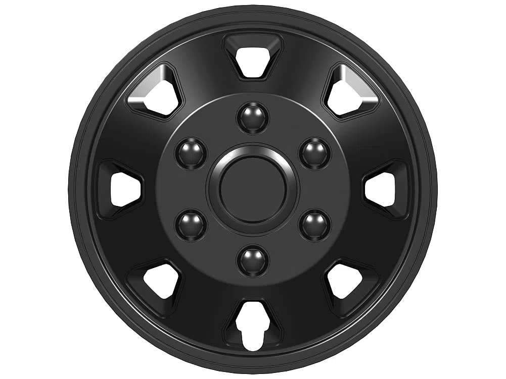 AUTO-STYLE Jeu d'enjoliveurs Itah 16-inch noir (sphère)