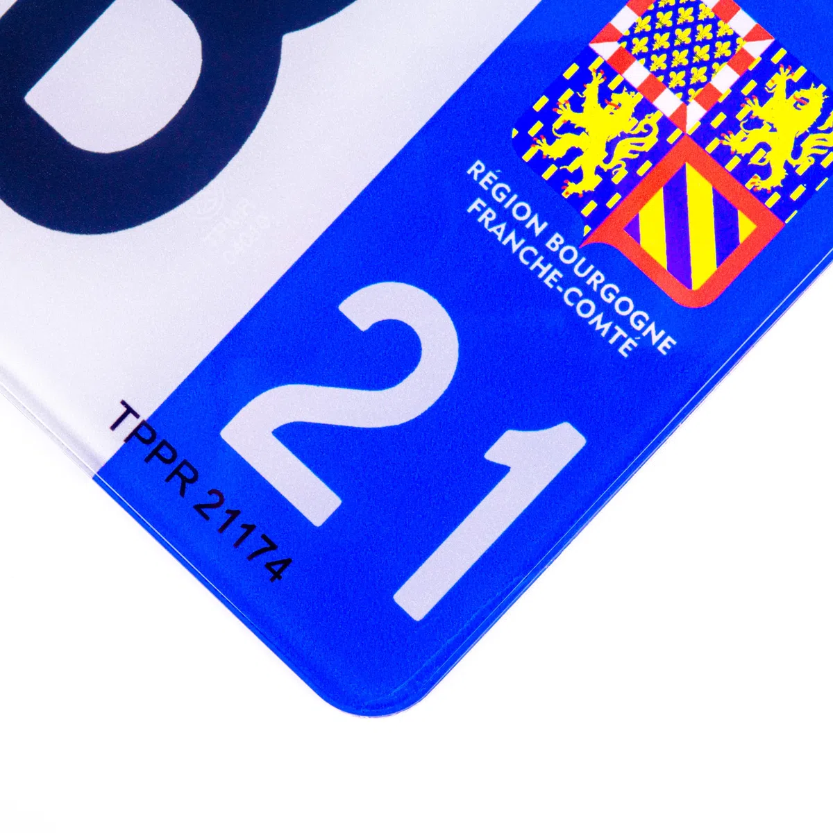 2 Plaques d'immatriculation Voiture - homologué - SIV 520 x 110 mm - résistance aux Chocs, aux intempéries et Anti UV. Made in France Pose avec Rivets