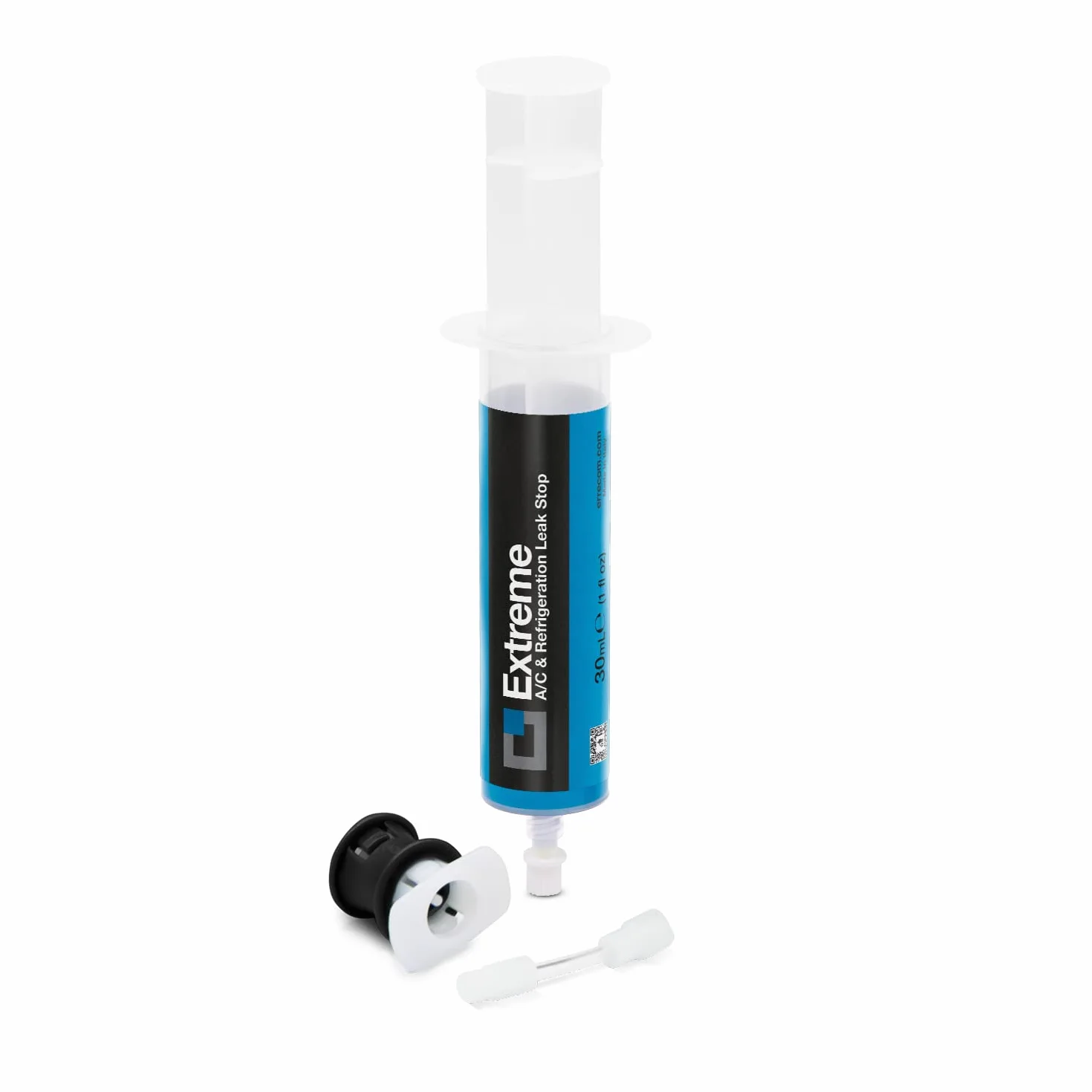 ERRECOM Extreme – 30 ML, Stop-Fuites pour Systèmes de Climatisation de Vehicules avec Gaz Réfrigérant R134a, Contient Adaptateur pour Vanne de Charge coté Basse Pression R134a