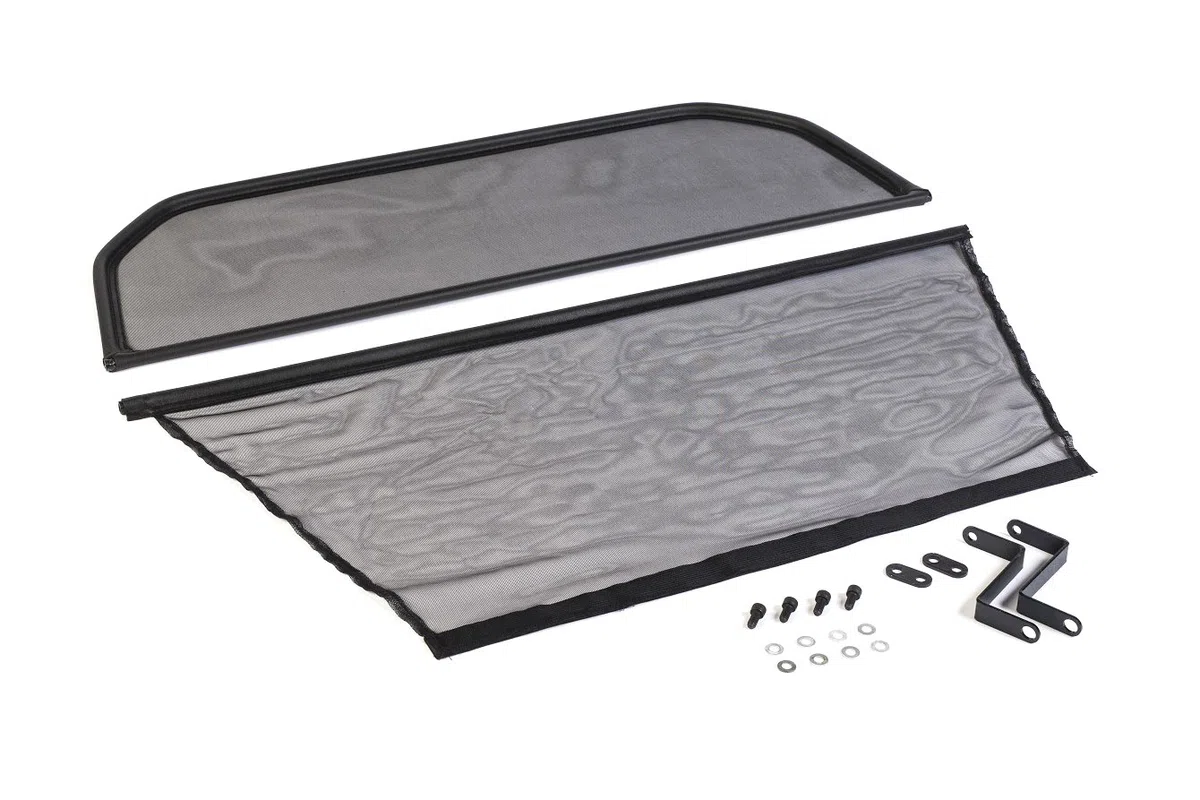 GermanTuningParts Déflecteur de vent pour Porsche 911 964 Cabriolet avec capote électrique 1988-1994 – Noir – Déflecteurs d'air – Coupe-vent
