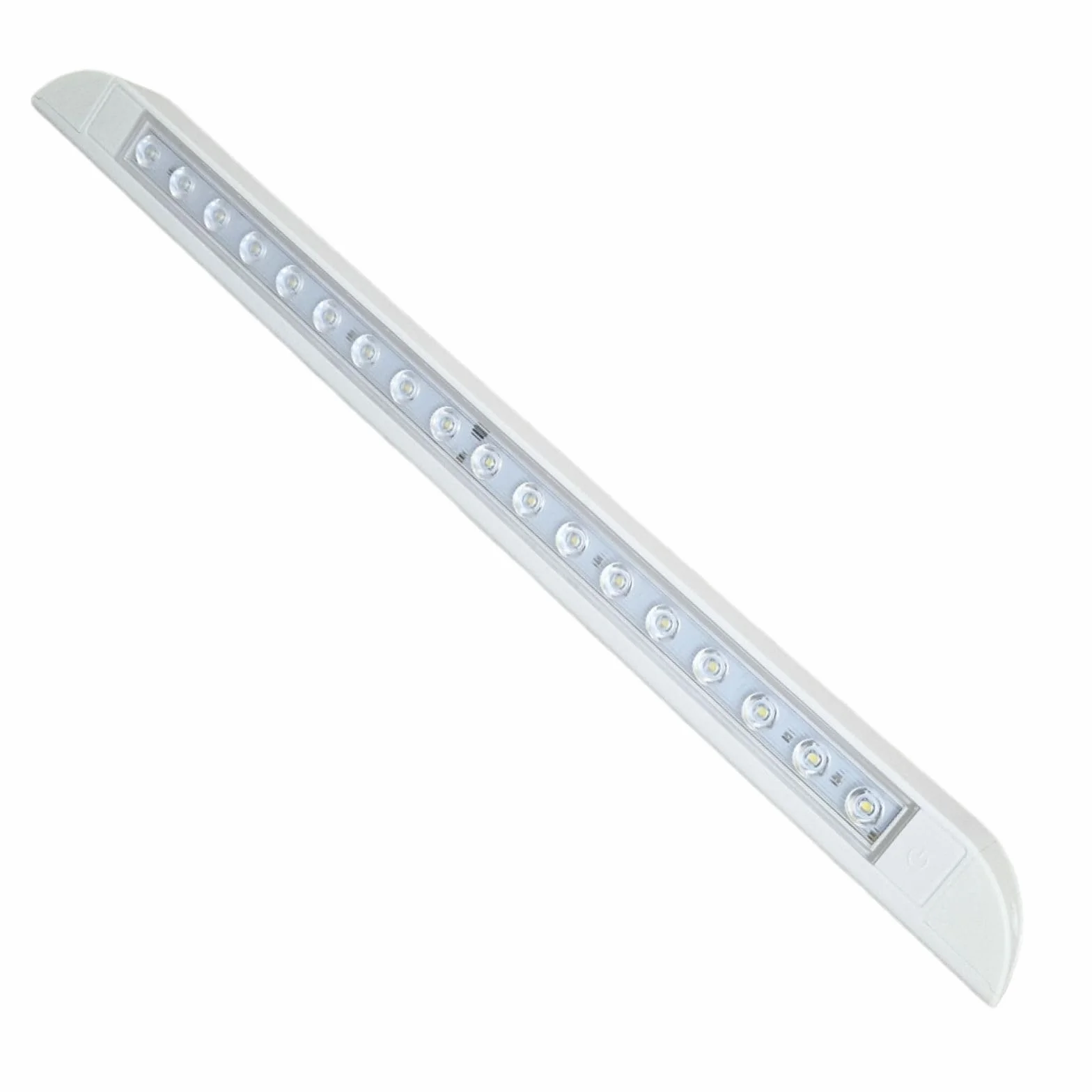 MARVIX Lampe LED pour auvent 12 V 24 V étanche avec interrupteur tactile 506 mm de long bande blanche 3000 K (commutable) pour camping-car, caravane