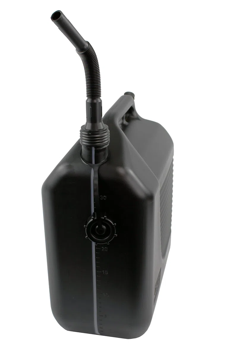 Tayg Bidon 30 litres homologué avec canule et bande de mesure, noir, 604072