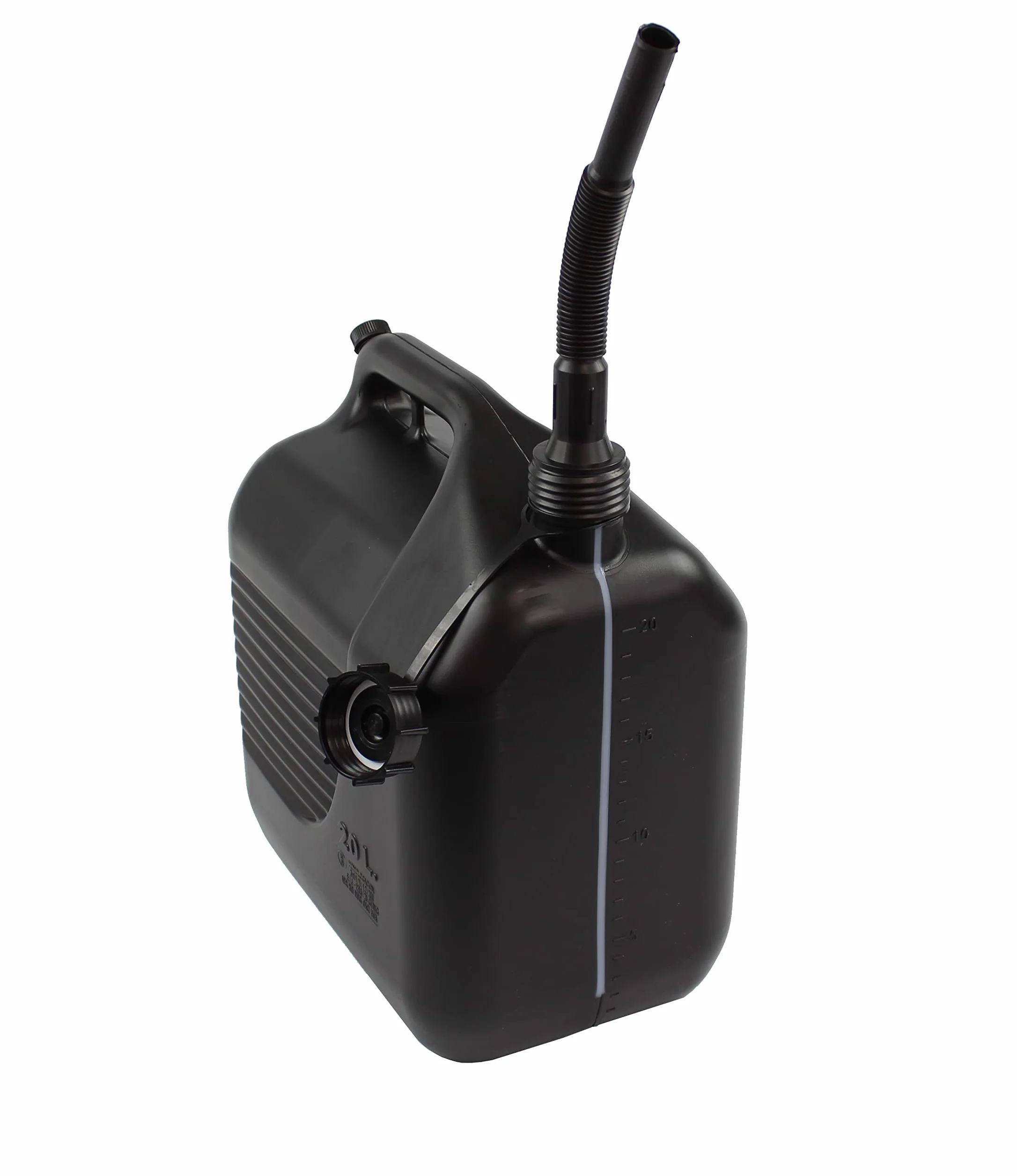 Tayg Bidon 20 litres homologué avec canule et bande de mesure, noir, 603075