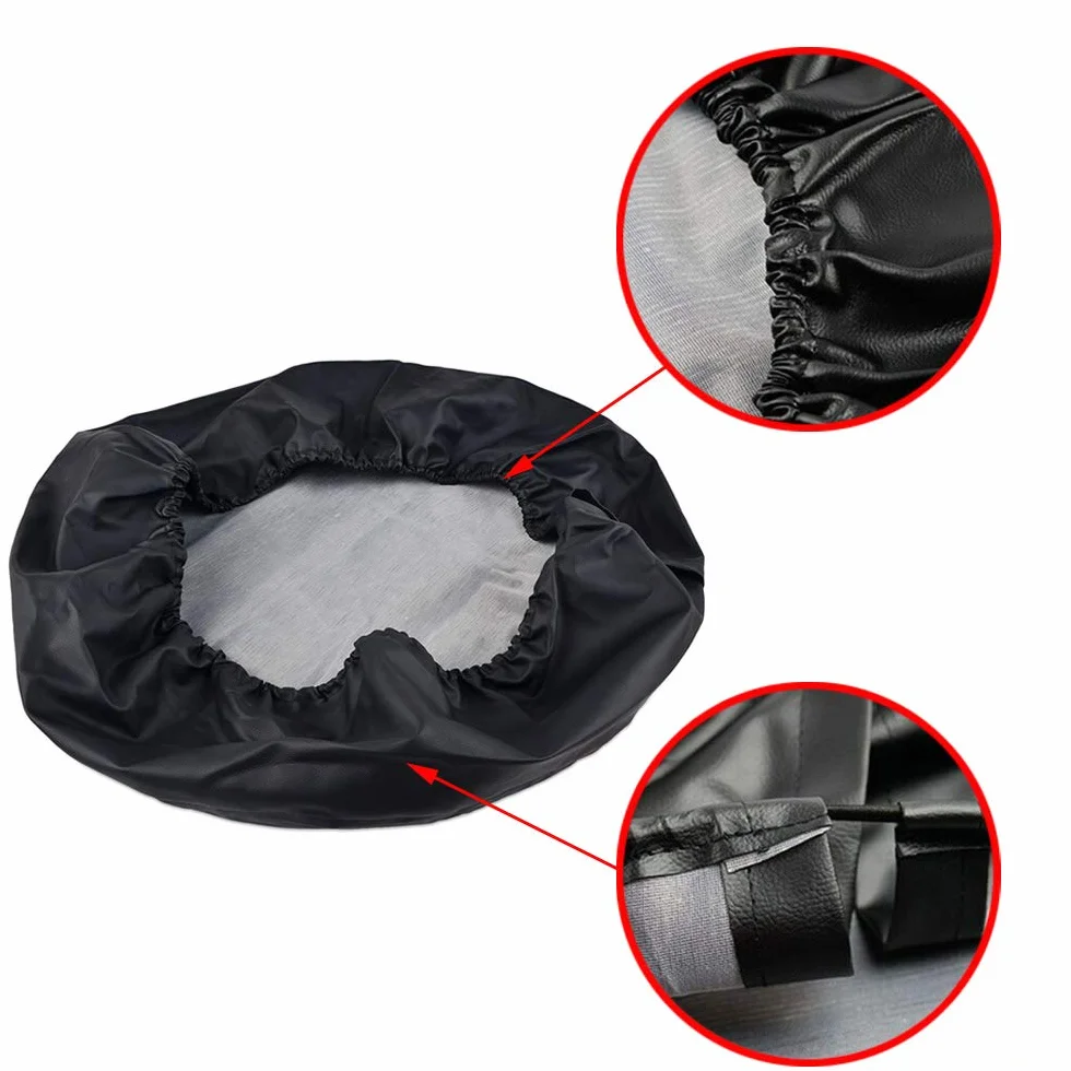 14" Pouces Housse de Pneu de Secours Couverture Roue pour Tout diamètre (60cm-69cm/24-27") Protection antipoussière imperméable PVC de Voiture