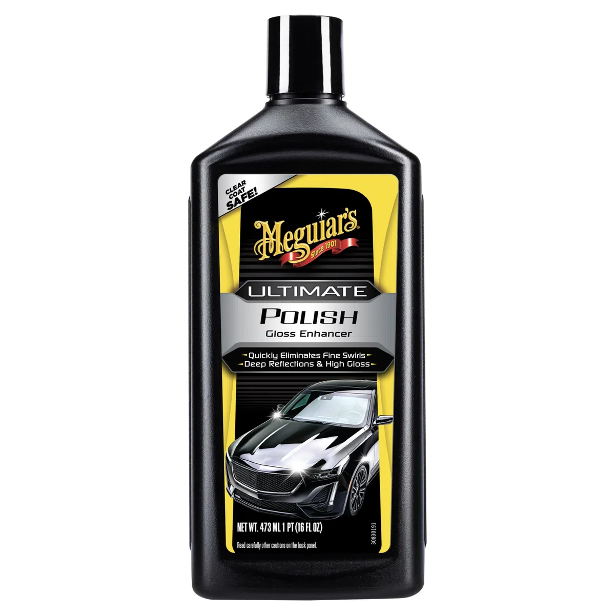 Meguiar's G19216EU Crème polish lustrante Ultimate - Lustrant Protection UV - Brillant Longue Durée - Polish Voiture - 473ml