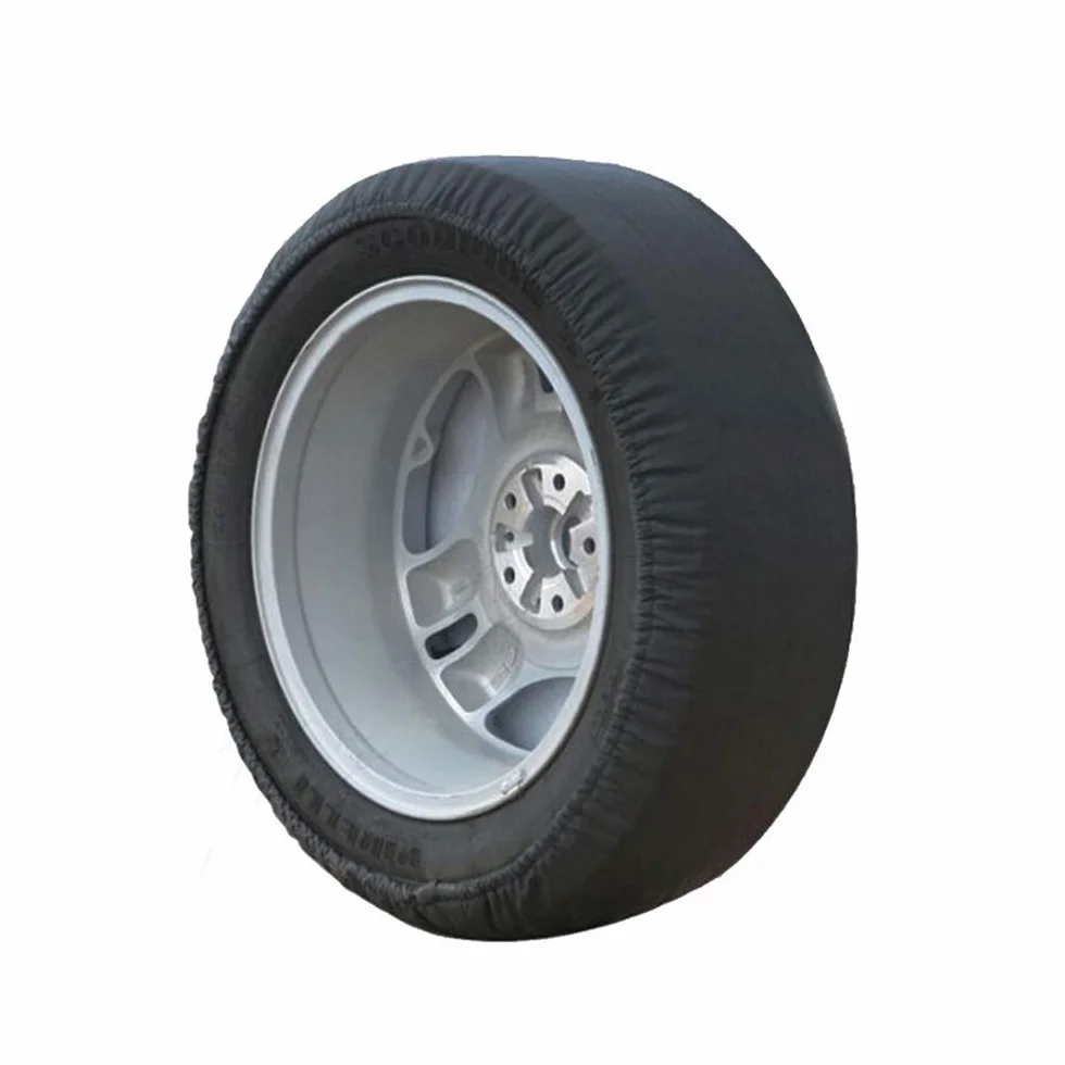 14" Pouces Housse de Pneu de Secours Couverture Roue pour Tout diamètre (60cm-69cm/24-27") Protection antipoussière imperméable PVC de Voiture