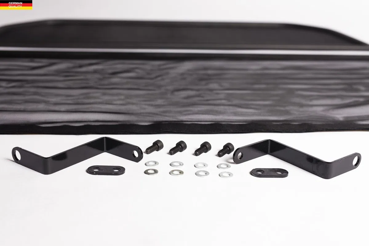 GermanTuningParts Déflecteur de vent pour Porsche 911 964 Cabriolet avec capote électrique 1988-1994 – Noir – Déflecteurs d'air – Coupe-vent