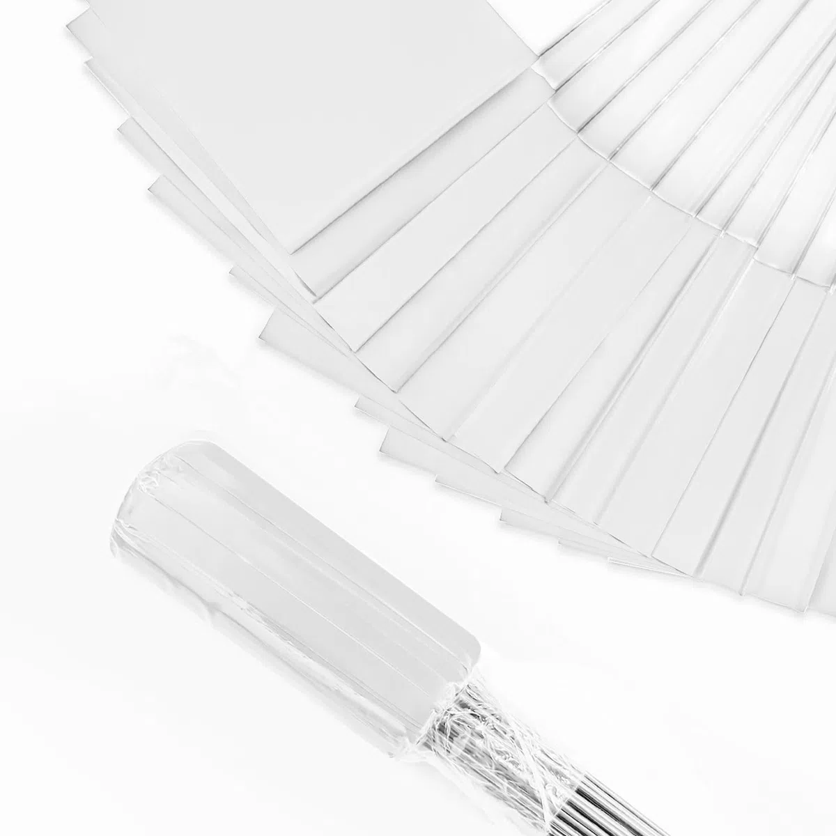 Lot de 50 drapeaux de marquage blancs