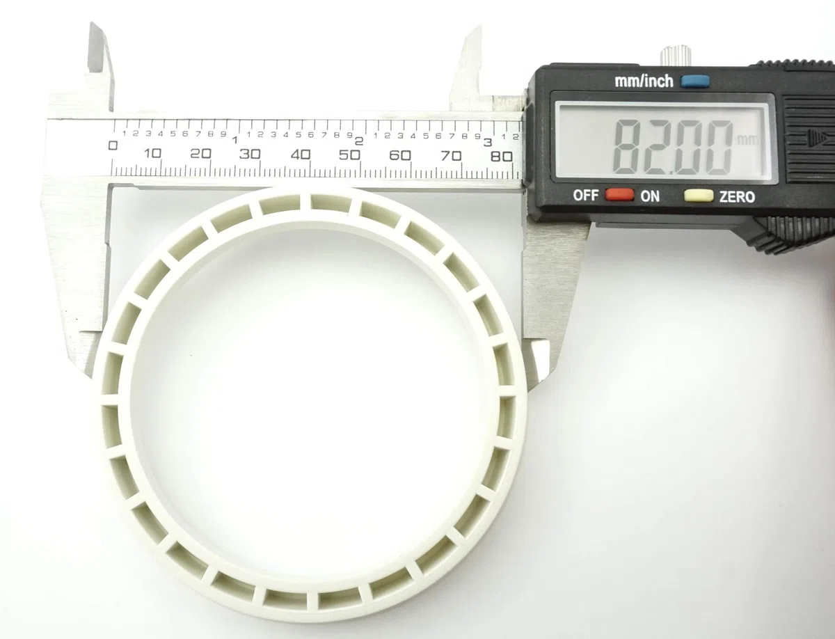 4 bagues de centrage 82,0-67,1/82 sur 67,1 blanc pur pour automobile