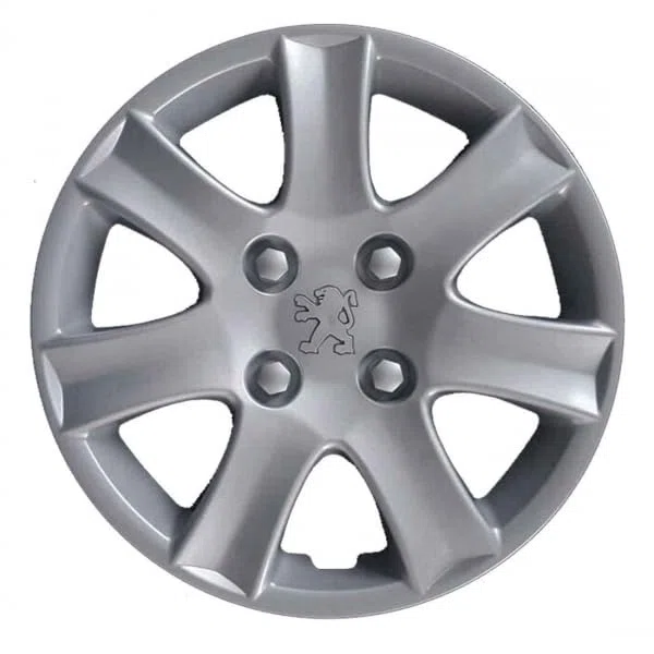 Kit de 4 enjoliveurs adaptables - pour Peugeot 206/106/306/406/806/Ranch/Bipper - Diamètre 14" - Non Original