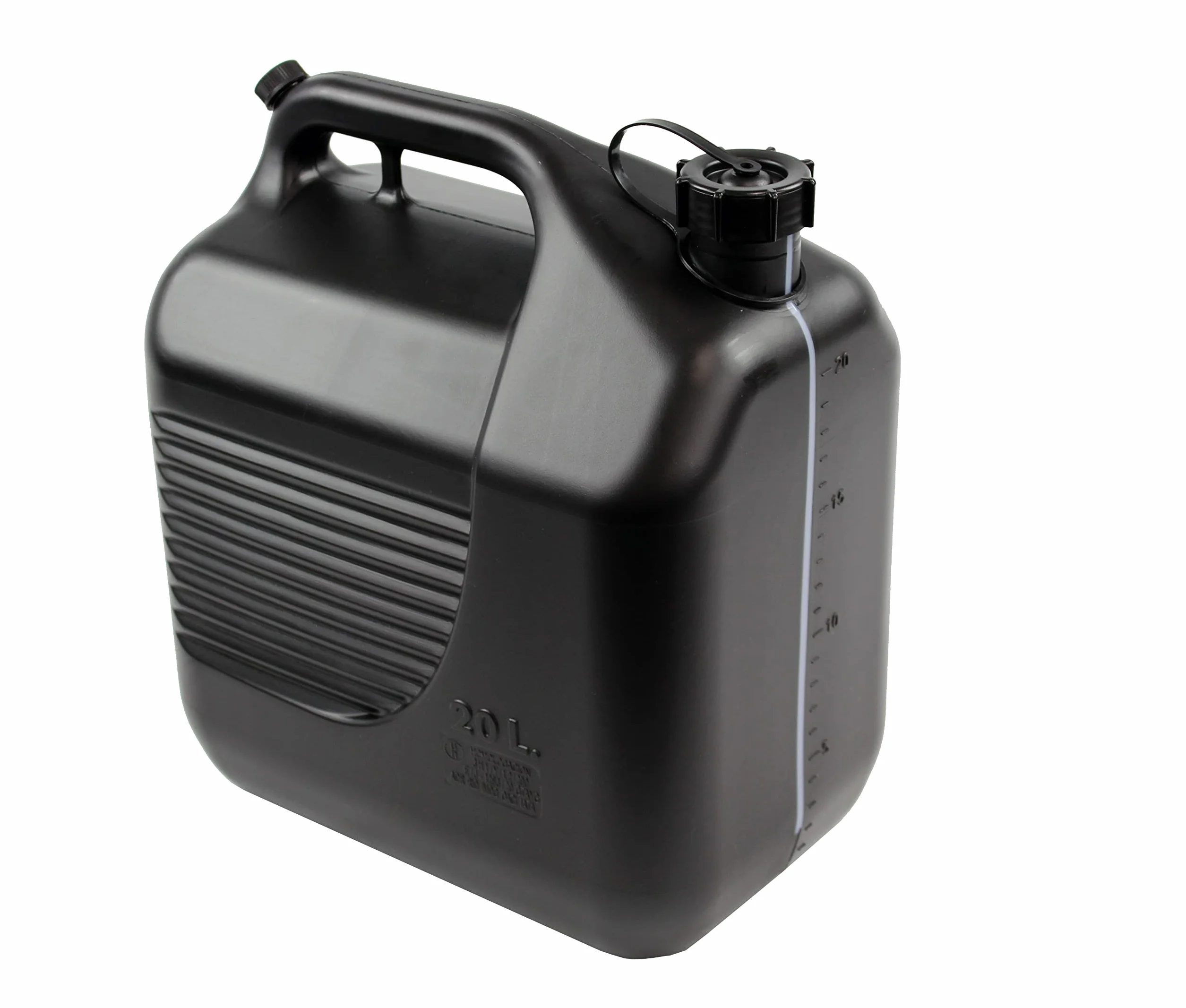 Tayg Bidon 20 litres homologué avec canule et bande de mesure, noir, 603075