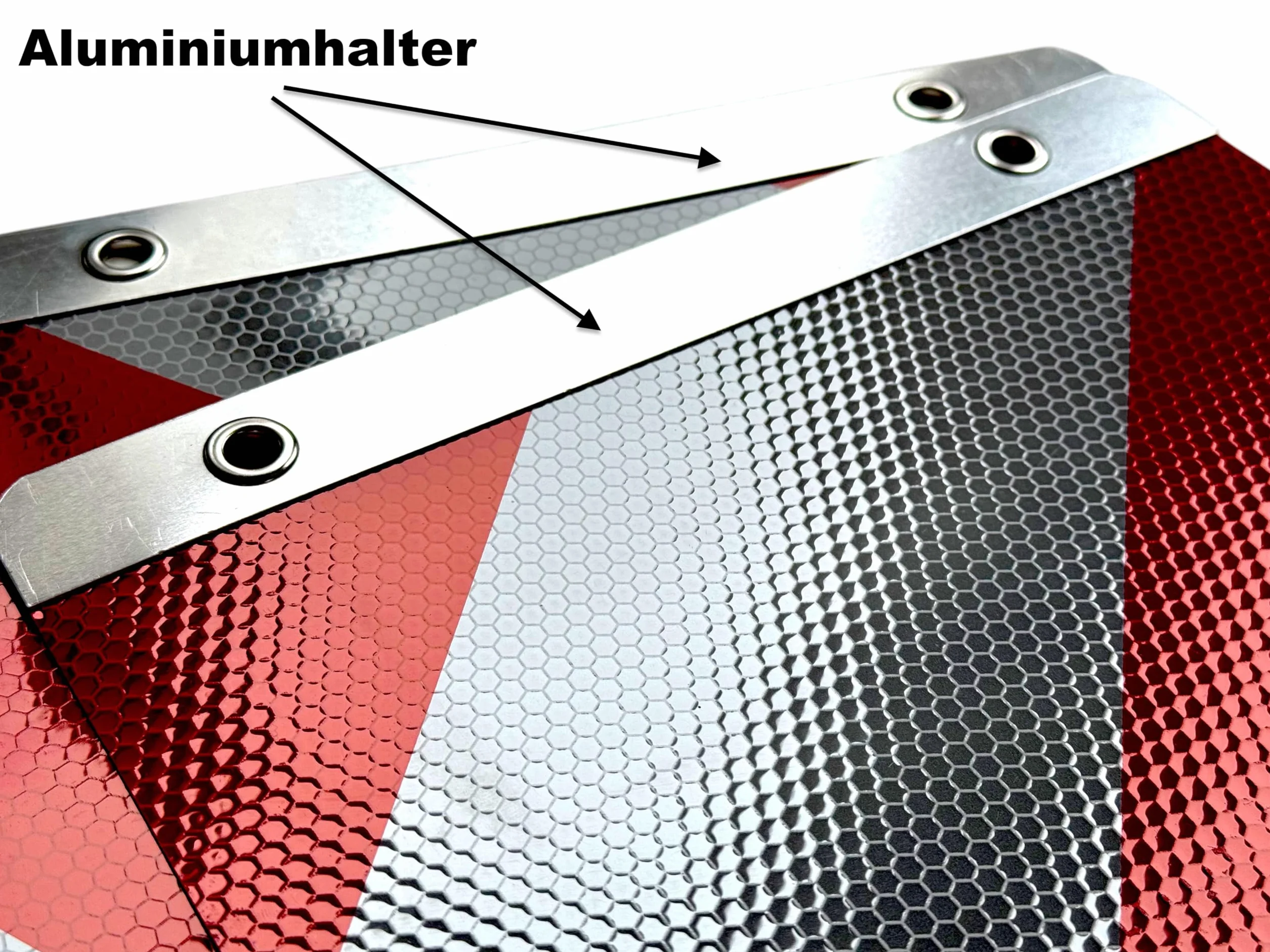 MelTruck 1 x ensemble de drapeaux d'avertissement pour tableau de bord de chargement avec support en aluminium