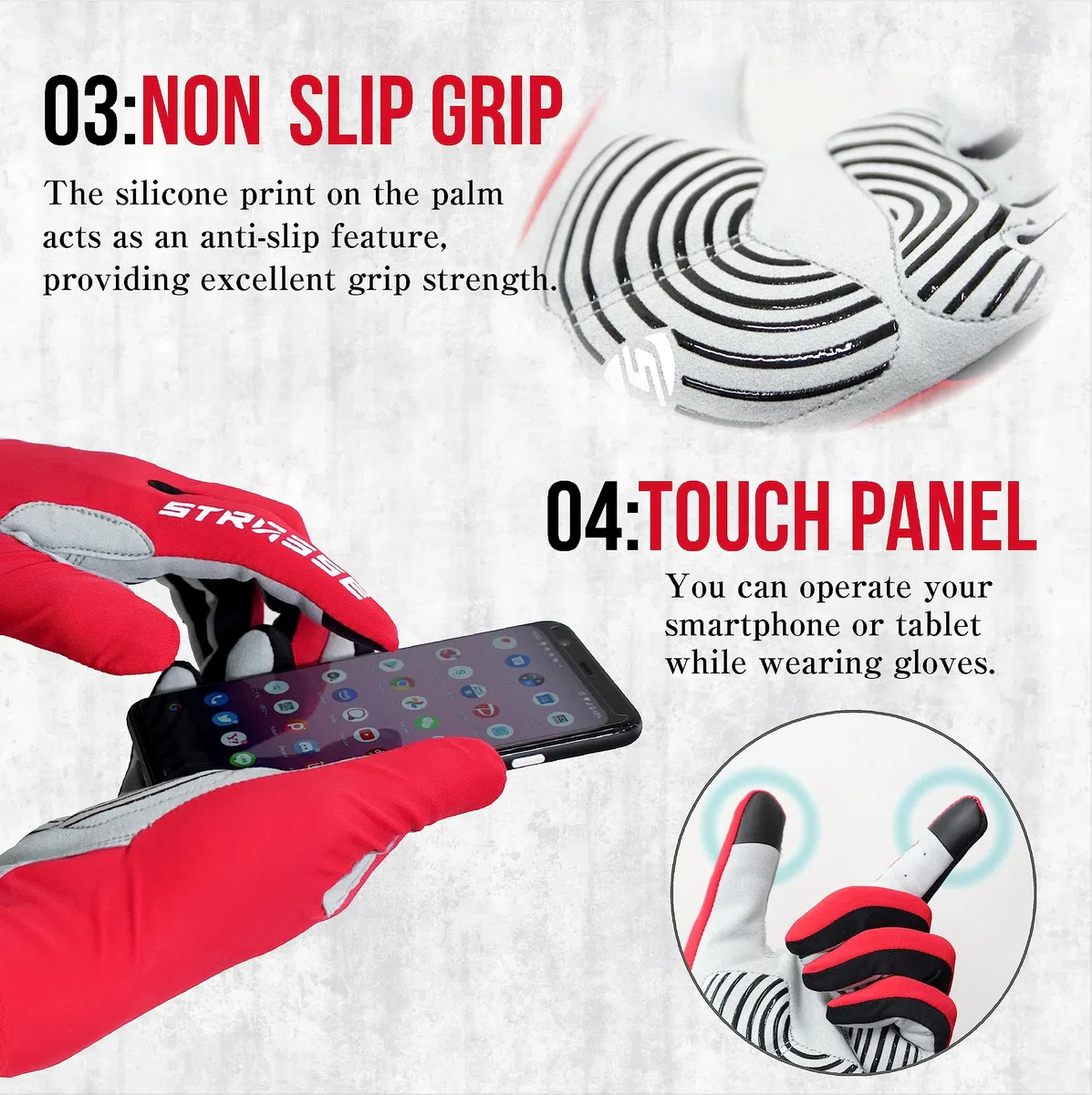 STRASSE STRASSE Sports Actiity Gants Simulator Racing Conduite Volant Contrôleur