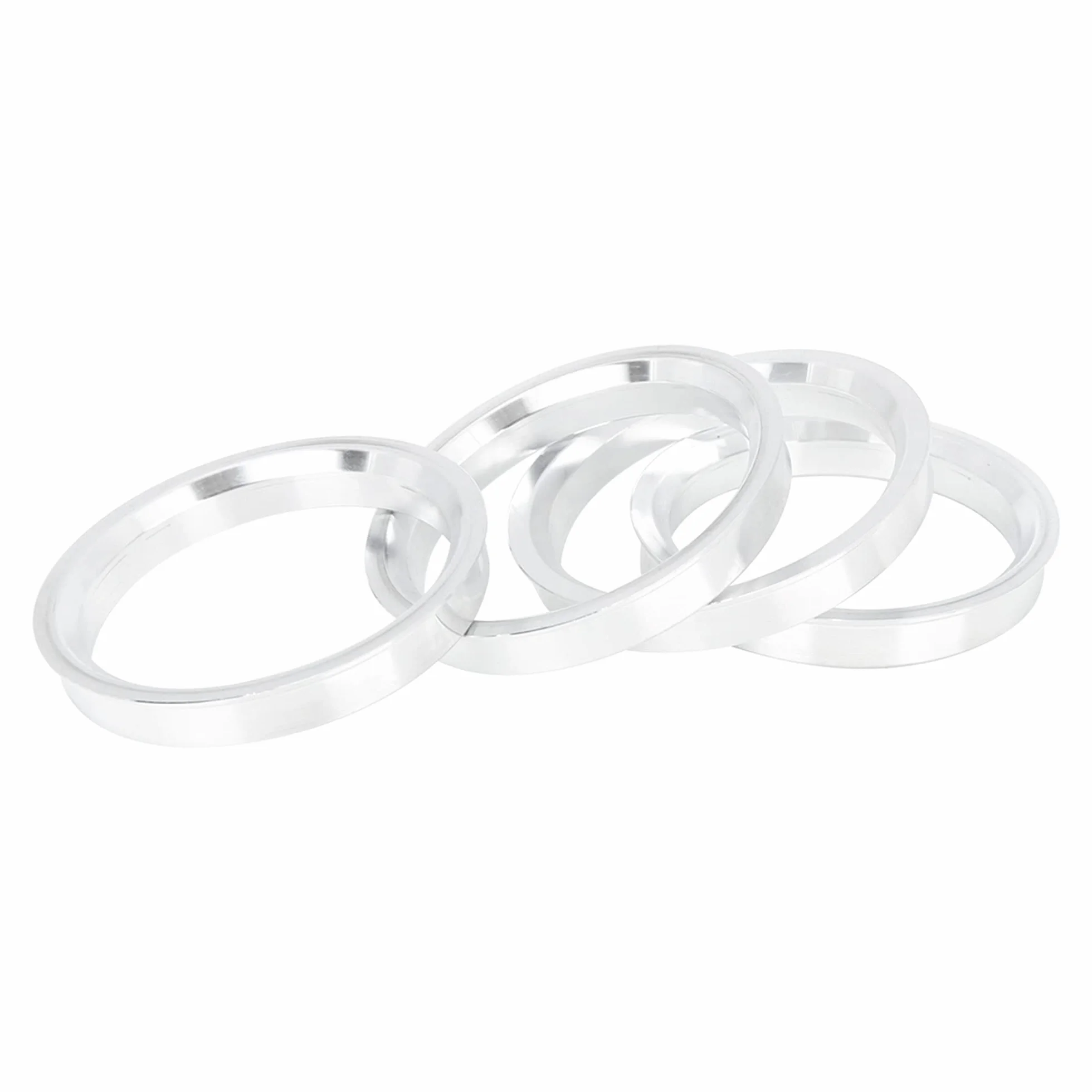 X AUTOHAUX Lot De 4 Bagues De Centrage 57.1-66.6Mm Pour Voiture | Pour Installation Entre Moyeu Et Roue, Élimine Vibrations, Profondeur 10mm, Ajustement Précis