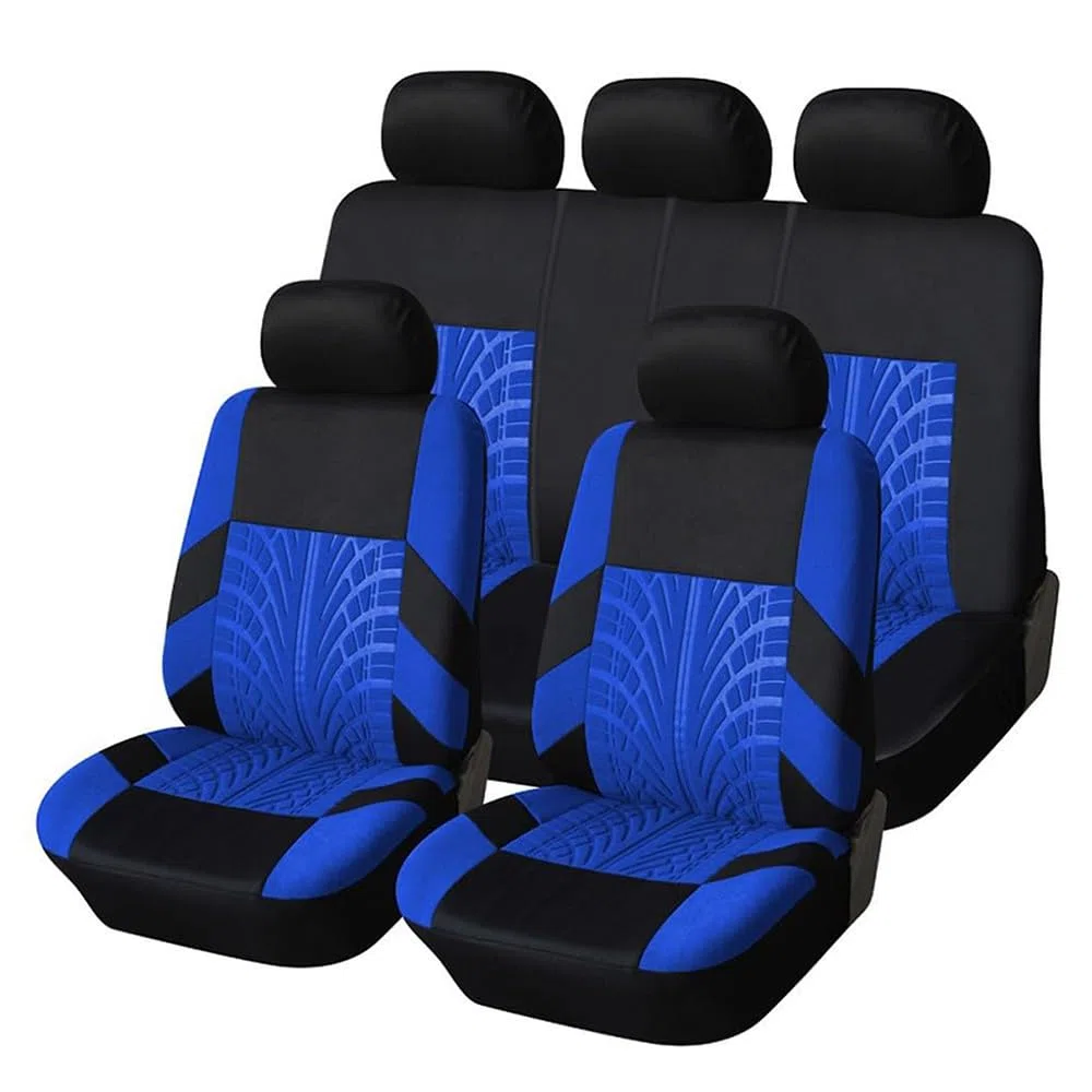 Auto Ensembles Housses siège pour Renault Megane/Megane R.S/E-Tech IV III II I MK 4 3 2 1,Confortable Imperméable Respirant Non Slip Housses Coussins Accessoires,Blue A
