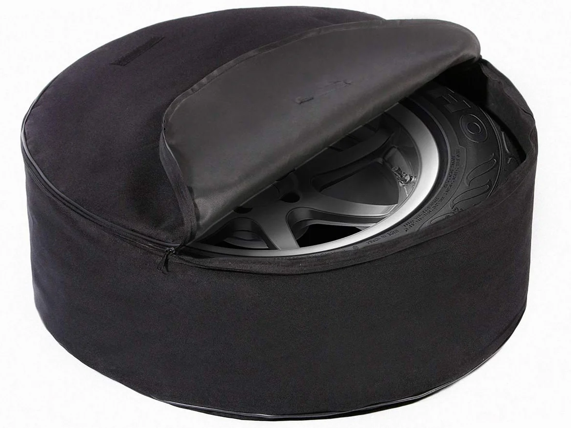 Ferocity Housse Pneu Qualité Premium Housse de Roue de Secours Noire pour Auto 14-17" XL 65 cm x 23 cm [097]