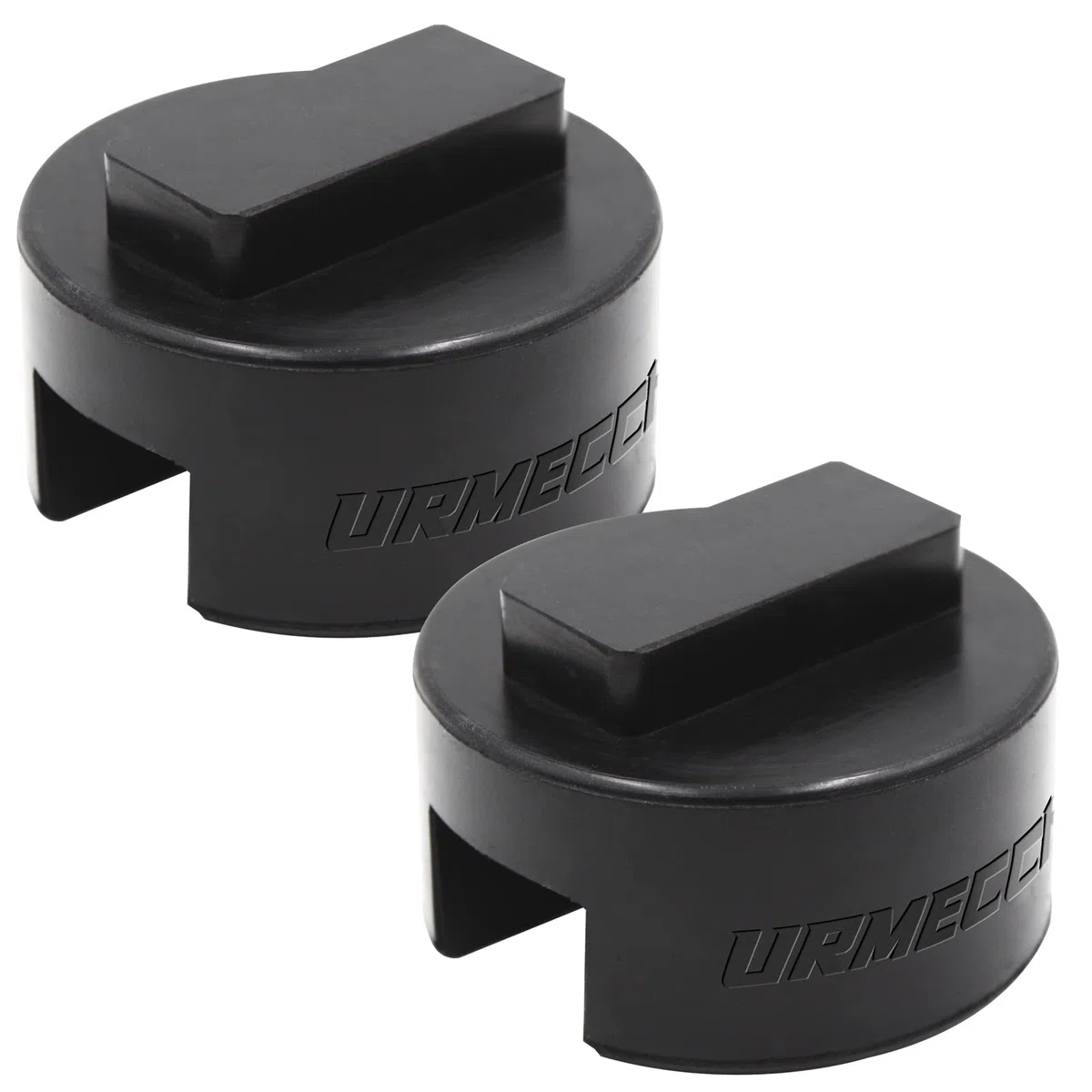 Lot de 2 adaptateurs de cric universels pour BMW et Mini Jack, Protection en polyuréthane carrée à rainures pour Rail de châssis
