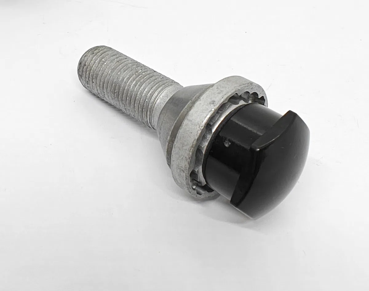 Cache-écrous de roue pour Volvo S60 S80 S90 V60 V90 XC40 XC60 XC90 POLESTAR (grand type, noir)