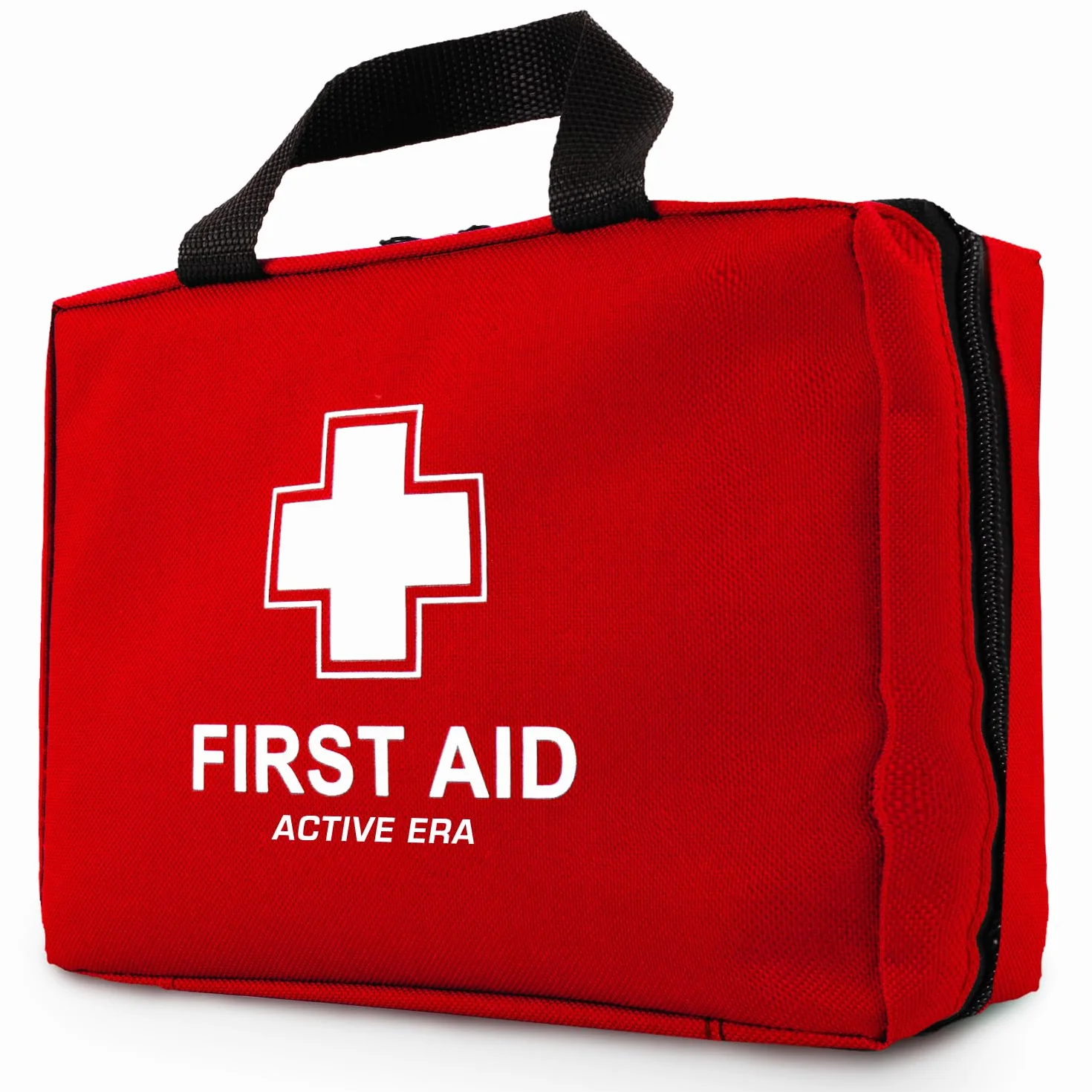 Trousse de Premiers Secours Composée de 90 Articles avec Packs de Froid Instantané, Sérum Physiologique et Couverture de Survie Isothermique