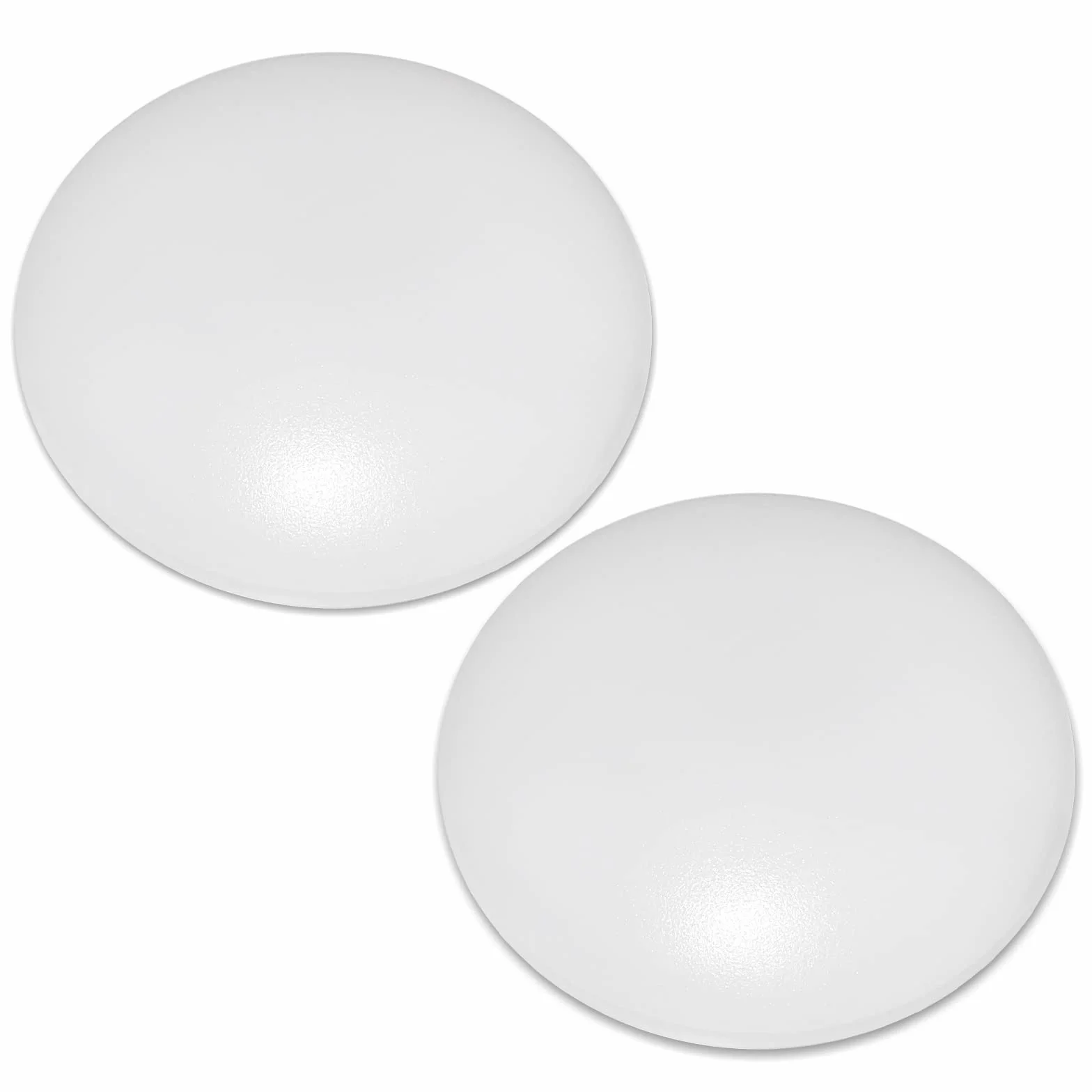 Dream Lighting Éclairage LED pour Caravane Blanc Chaud 3000K Plafonnier 12v Intérieur Camping Car RV 114mm Ronde Set de 2