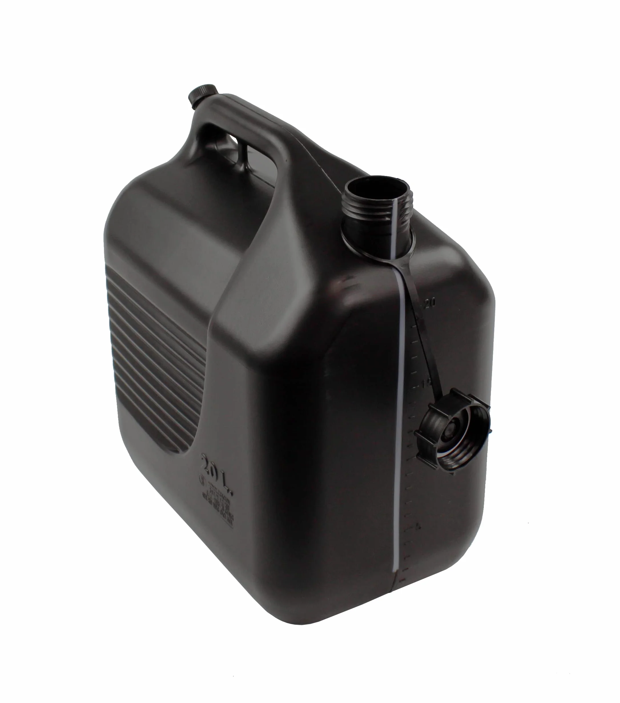 Tayg Bidon 20 litres homologué avec canule et bande de mesure, noir, 603075