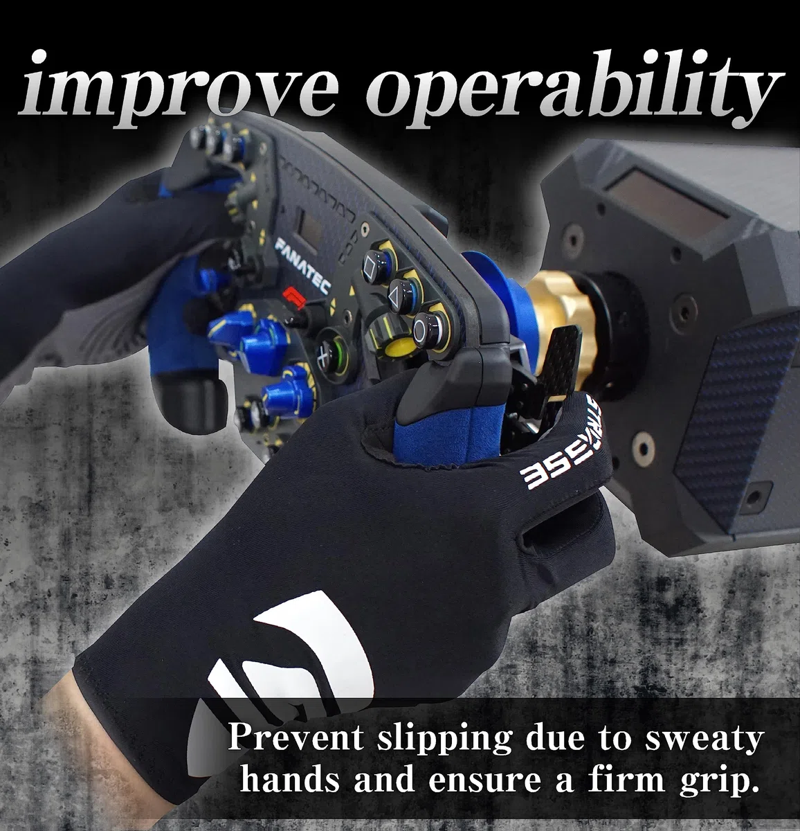 STRASSE STRASSE Sports Actiity Gants Simulator Racing Conduite Volant Contrôleur