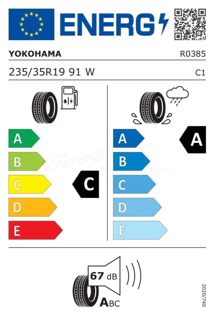 Yokohama Advan-Fleva (V701) XL RPB - 235/35R19 91W - Pneu Été