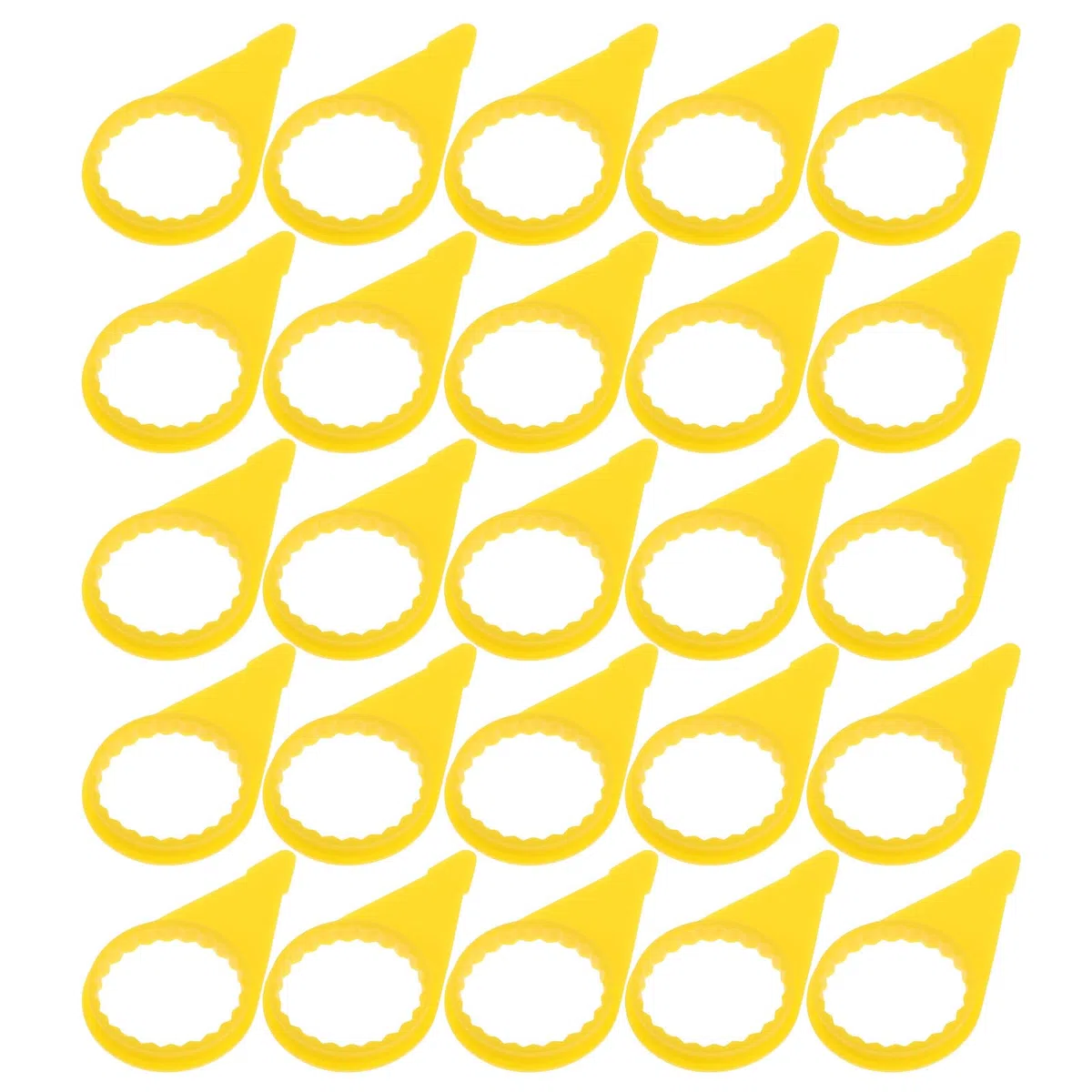 Gatuida Capuchons Indicateurs D'écrous de Roue en Plastique Jaunes 100pcs, Résistance aux Intempéries et Compatibilité pour Entretien de Véhicule et Conduite Quotidienne Conduite Quotidienne