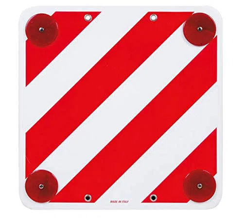 Panneau de signalisation arrière homologué CEE PLASTIC ALU SIGNAL Fiamma (sauf Espagne & Italie)