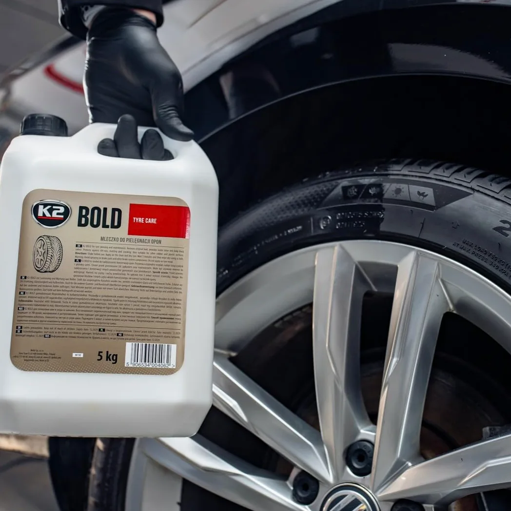 K2 Bold for Trucks and Cars Mousse de Polissage Brillant pour pneus en Caoutchouc 5 l
