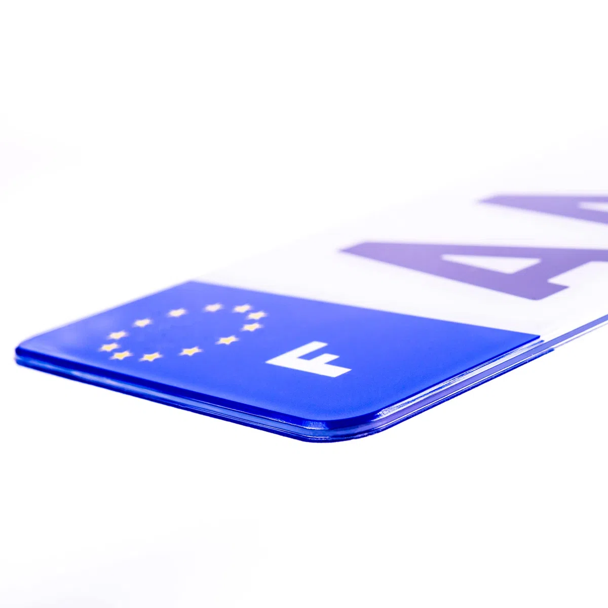 2 Plaques d'immatriculation Voiture - homologué - SIV 520 x 110 mm - résistance aux Chocs, aux intempéries et Anti UV. Made in France Pose avec Rivets