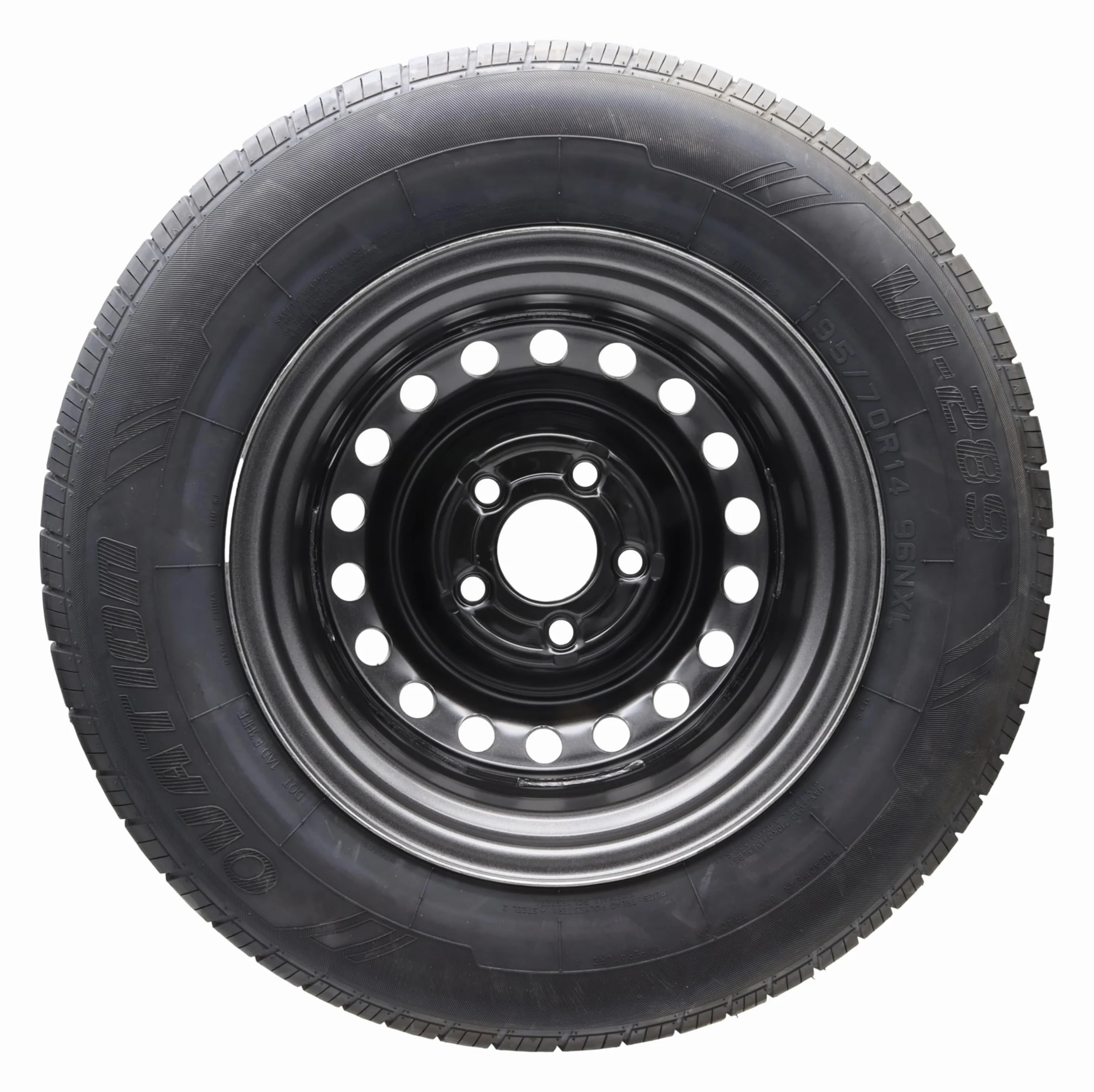 p4U Roue complète pour remorque 195/70R14 112 x 5 710 kg Roue 14" 96N caravane remorque