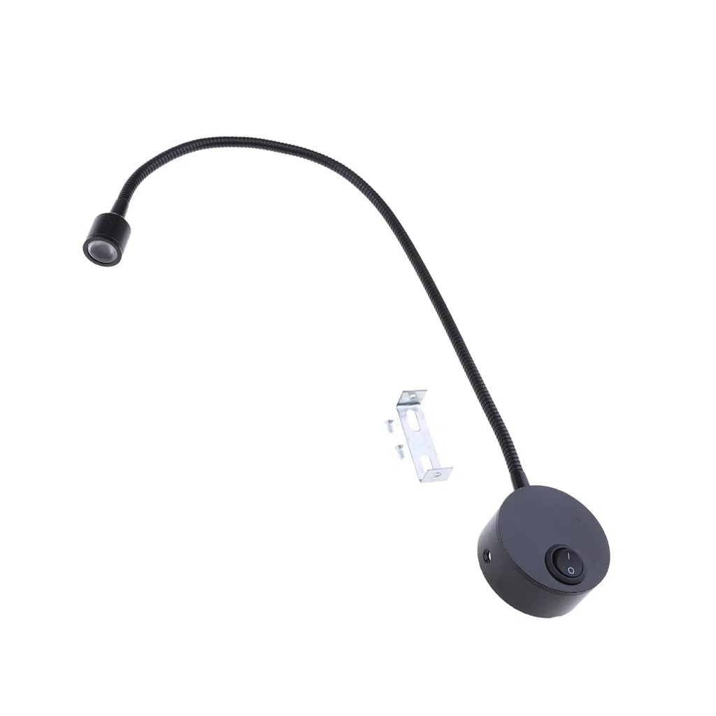 Almencla 12v 1w LED Spot Lecture Liseuse Commutateur Camping Car Bateau Lumière Camping Car