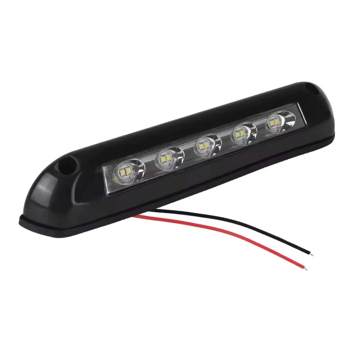 Générique lampe extérieure 12V 24V LED étanche camping-car (Noir)